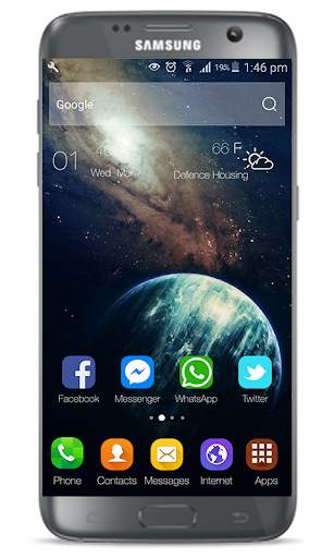 Launcher Samsung Galaxy A50 Theme screenshot 1