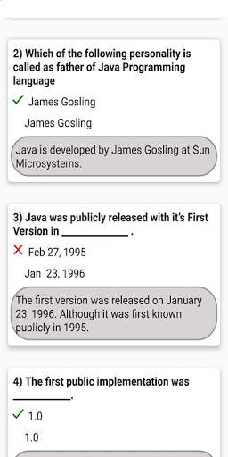 Java Quiz screenshot 7