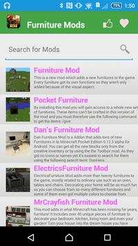 Furniture  MOD For MCPE! screenshot 2