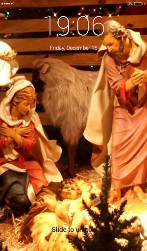 Birth of Jesus Lock Screen 3 تصوير الشاشة