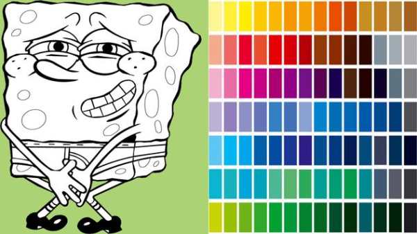 Coloring Spongebob 2 تصوير الشاشة