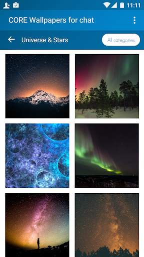 Wallpapers for chats - CORE screenshot 2