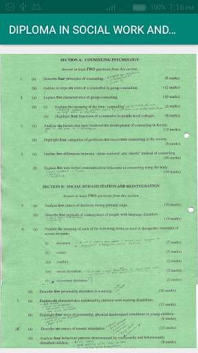 DIPLOMA IN SOCIAL WORK AND COMMUNITY DEVELOPMENT screenshot 6