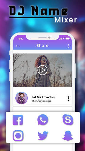 DJ Name Mixer Plus - Mix Your Name To Song screenshot 6