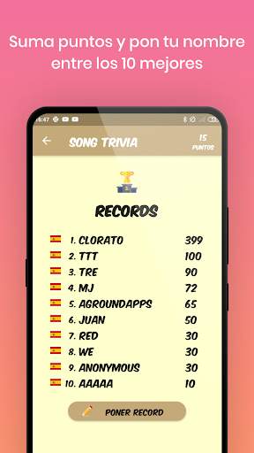 Song Trivia - Adivina la canción screenshot 5