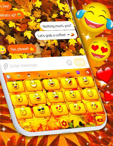 Autumn Leaves Keyboard 🍂 Leaf HD Theme Keyboards screenshot 2