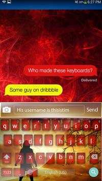 Ninja theme for kika keyboard screenshot 2