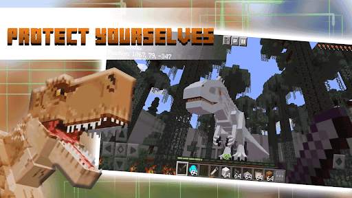 Jurasic mod for MCPE screenshot 1