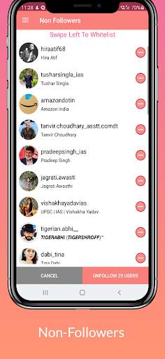 Unfollow for Instagram screenshot 5