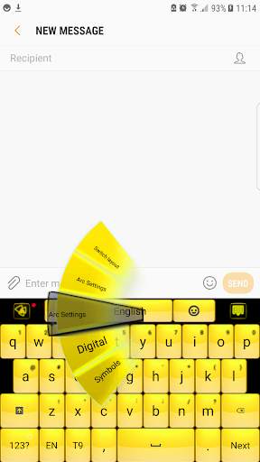 Yellow Keyboard स्क्रीनशॉट 3