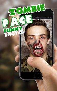 Zombie Face Funny Photo screenshot 2