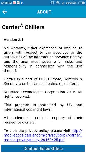 Carrier® Chillers screenshot 3
