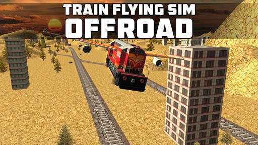 Train Flying Sim Offroad screenshot 1