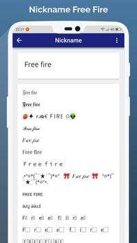 Nickname Free: Nickname Generator Fire screenshot 2