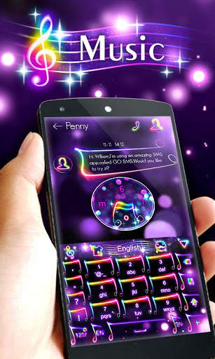 Music GO Keyboard Theme screenshot 5
