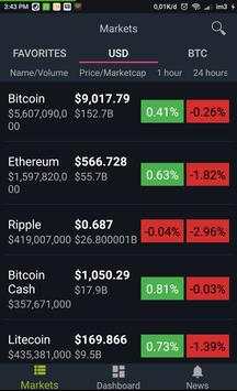 Coin Market Cap App screenshot 1
