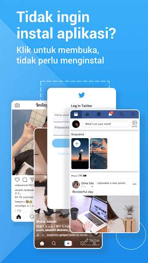 Lite App - Semua aplikasi dalam 1, 2 Akun screenshot 3