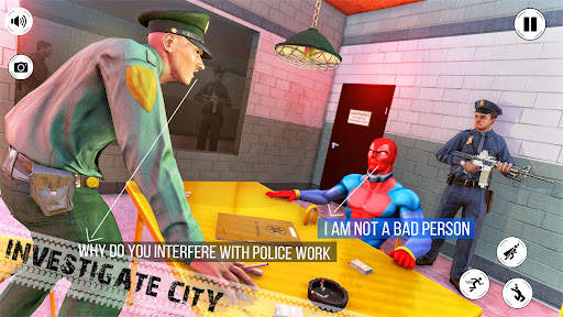 Flying Superhero Robot Games screenshot 7