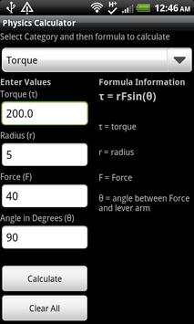 Physics Calculator Demo screenshot 6