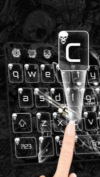 Skull two Gun Keyboard screenshot 1