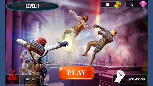 Smash Karate Ninja Street Fighting: Fighting games screenshot 1