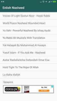 English Nasheed Islamic Songs screenshot 1