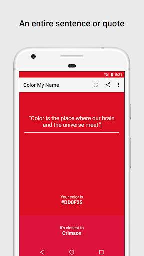 Color My Name: A color match for anything you type screenshot 3