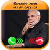 PM Modi Fake Call Prank icon