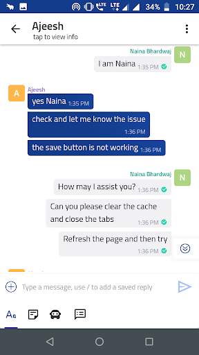 Hippo Chat Support screenshot 2