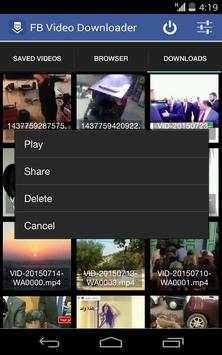 Free FaceBook Video Downloader screenshot 3