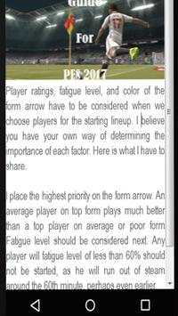 GUIDE PES 2017 screenshot 1