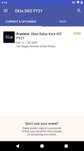 Okta SKO FY21 screenshot 1