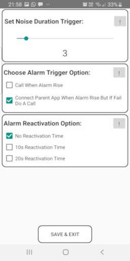Baby Monitor (Noise detection) screenshot 2