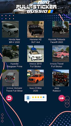 Mod Bussid Mobil Full Sticker screenshot 7