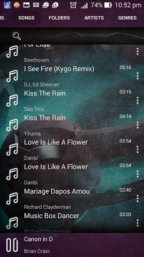 Storm Mp3 Player 3D 4 Android screenshot 8