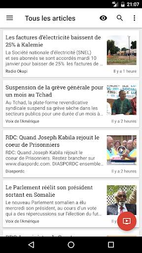Actualités Congo RDC 2 تصوير الشاشة