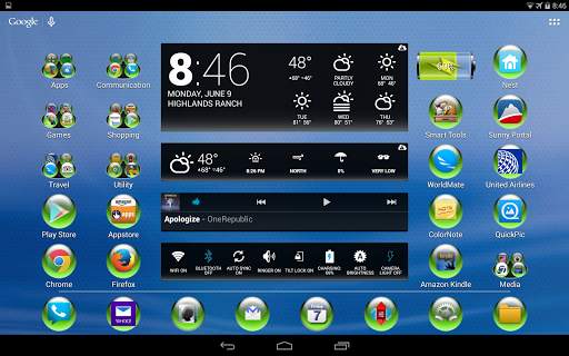 LC Green Sphere Theme screenshot 4