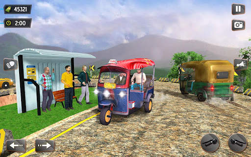 Tuk Tuk Rickshaw Driving - Offroad Auto Driver screenshot 13