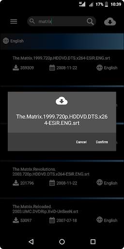 Subtitlez – Search and downloa screenshot 2
