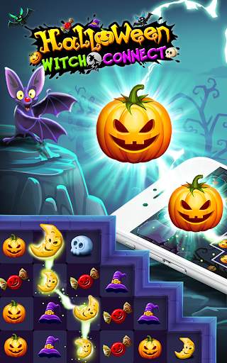 Halloween Witch Connect - Halloween games screenshot 6