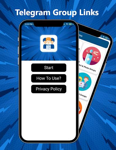Telegram Group Links App screenshot 1