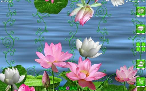 Free Lotus  Go Launcher theme screenshot 10
