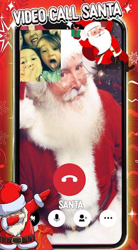 Video Call Santa Claus - Real Video Call App screenshot 1