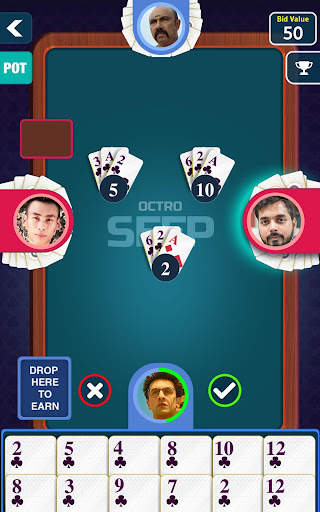 Seep by Octro- Sweep Card Game screenshot 1