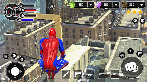 Miami Rope Hero- Spider Games screenshot 1