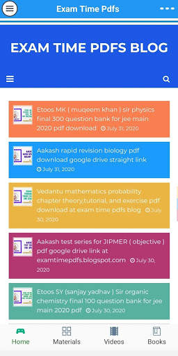 Exam Time Pdfs - for IIT-JEE,NEET ,CBSE screenshot 2