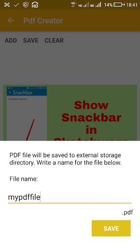 Image to Pdf Converter screenshot 2