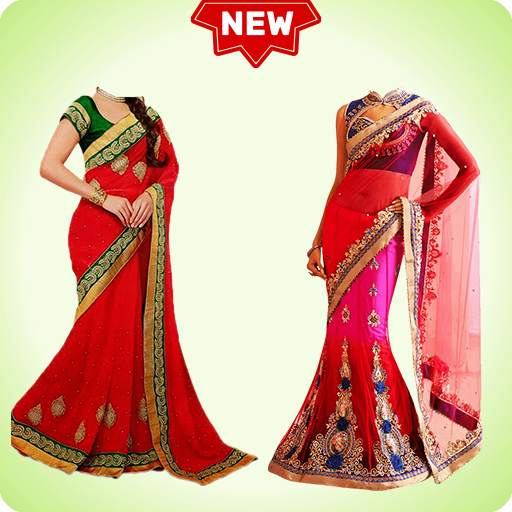 Women Saree Photo Suit 2.3
