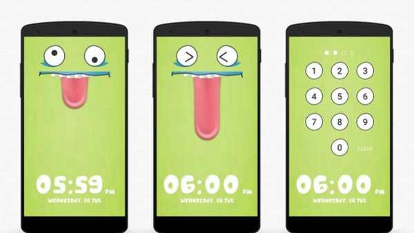 Funny Face Lock Screen screenshot 2