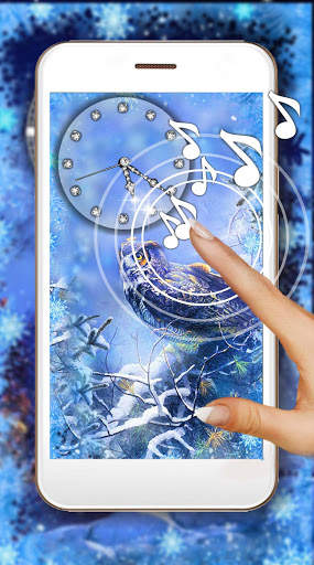 Winter Birds Clock screenshot 1